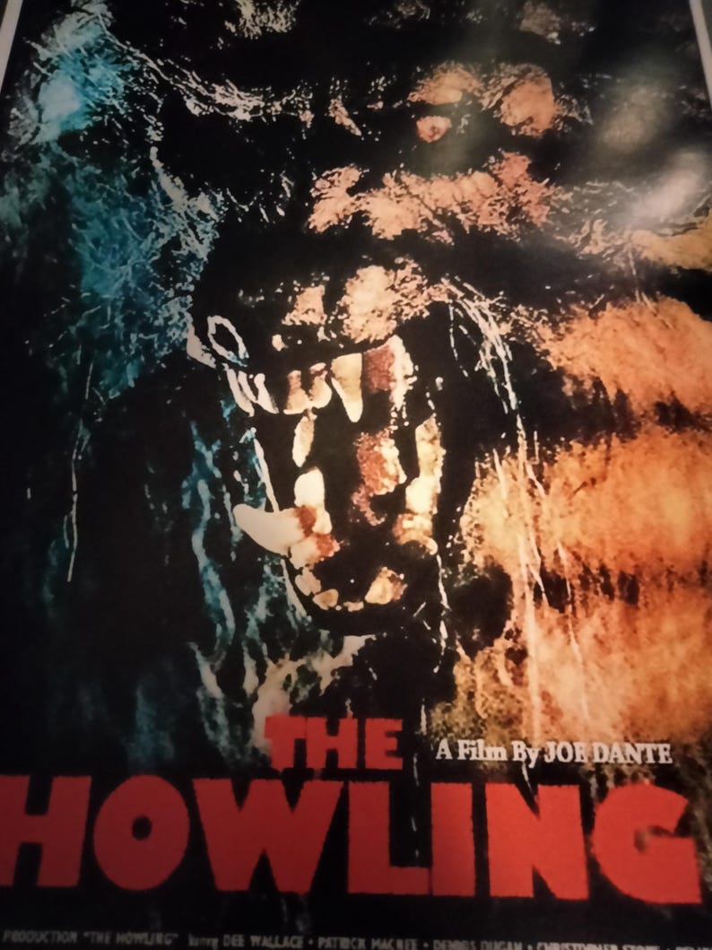 THE HOWLING Movie Poster 11x17" Laminated Print - Etsy