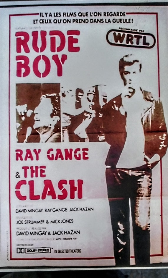 CLASH Rude Boy French Poster Laminated Print - Etsy Hong Kong
