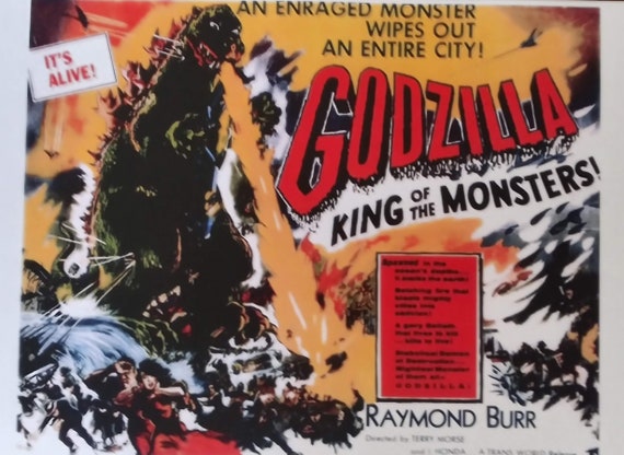 GODZILLA King of the Monsters Movie Poster Laminated Print - Etsy