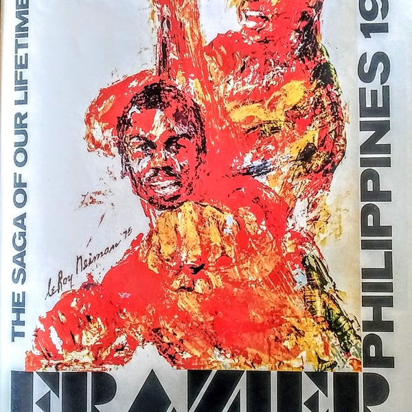 ALI VS FRAZIER 3 vechtposter gelamineerde print