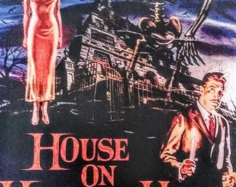 HOUSE on HAUNTED HILL laminated print