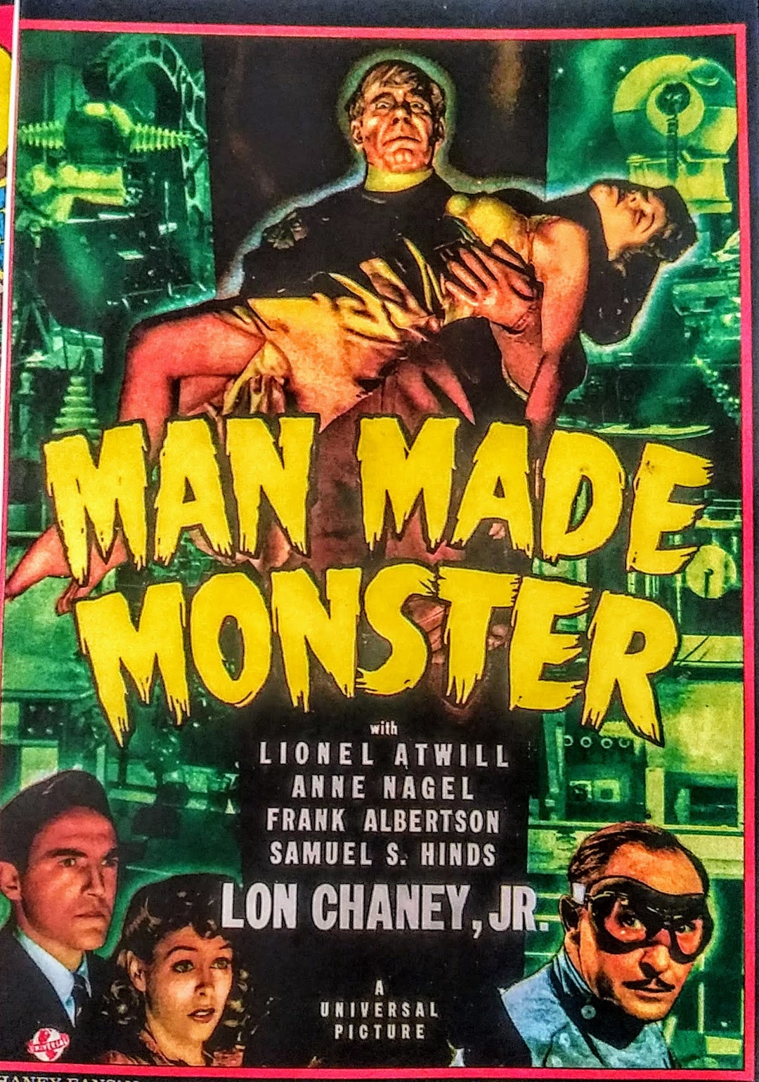 MAN MADE MONSTER 11 X 17 Movie Poster - Etsy