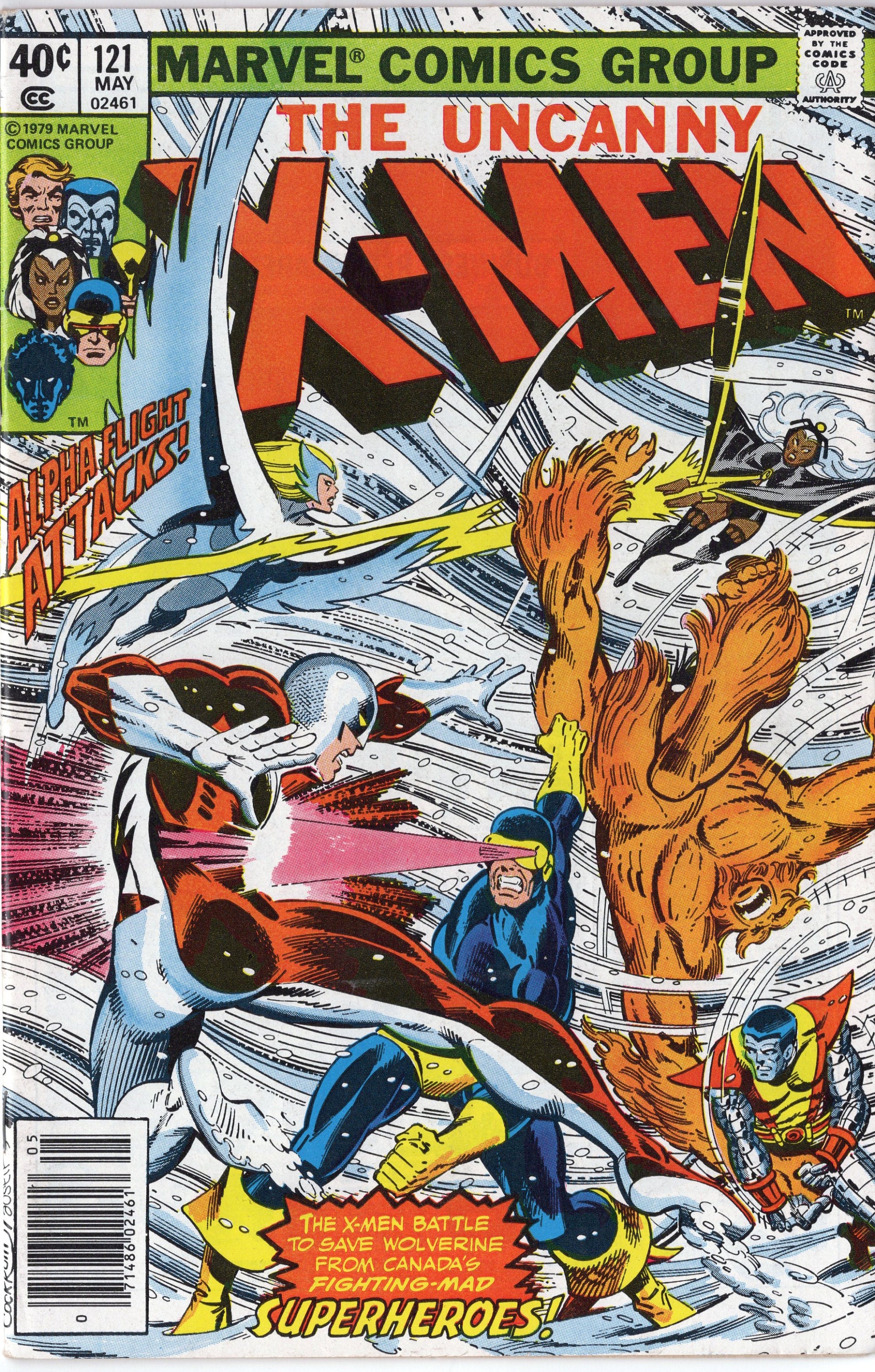 X-MEN #121 Vs Alpha Flight Cover Artwork 11x17