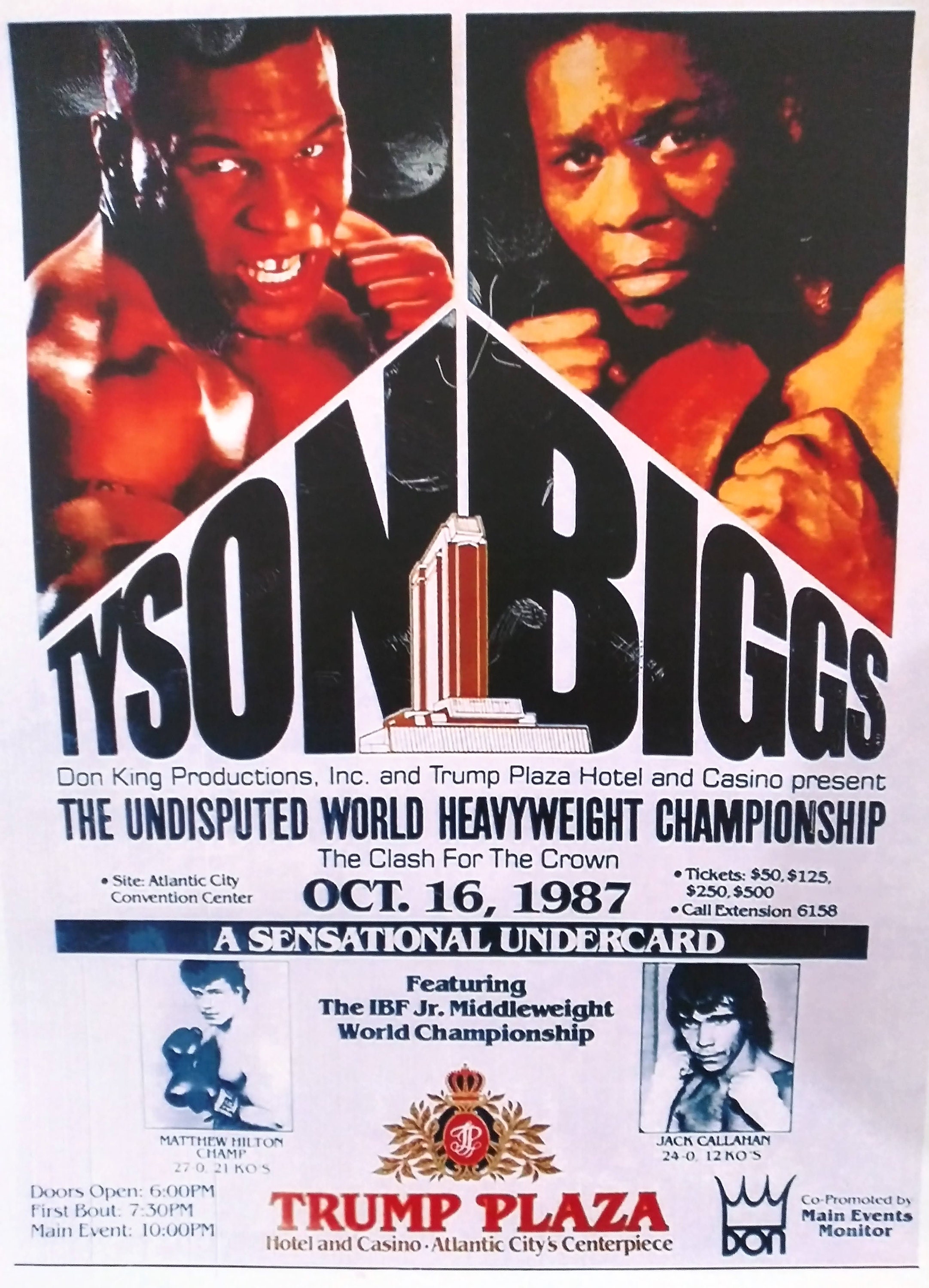 Mike Tyson Fight Poster