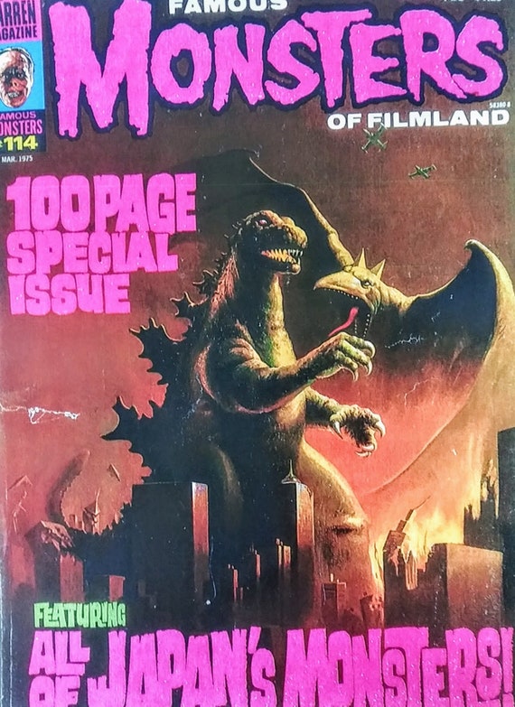 FAMOUS MONSTERS GODZILLA #114 cover Artwork 11x17" Laminated Print