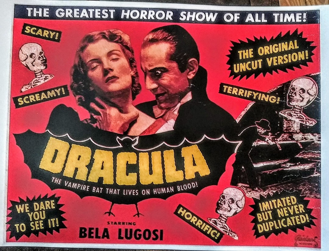 DRACULA Bela Lugosi 11 X 17" Laminated Print - Etsy