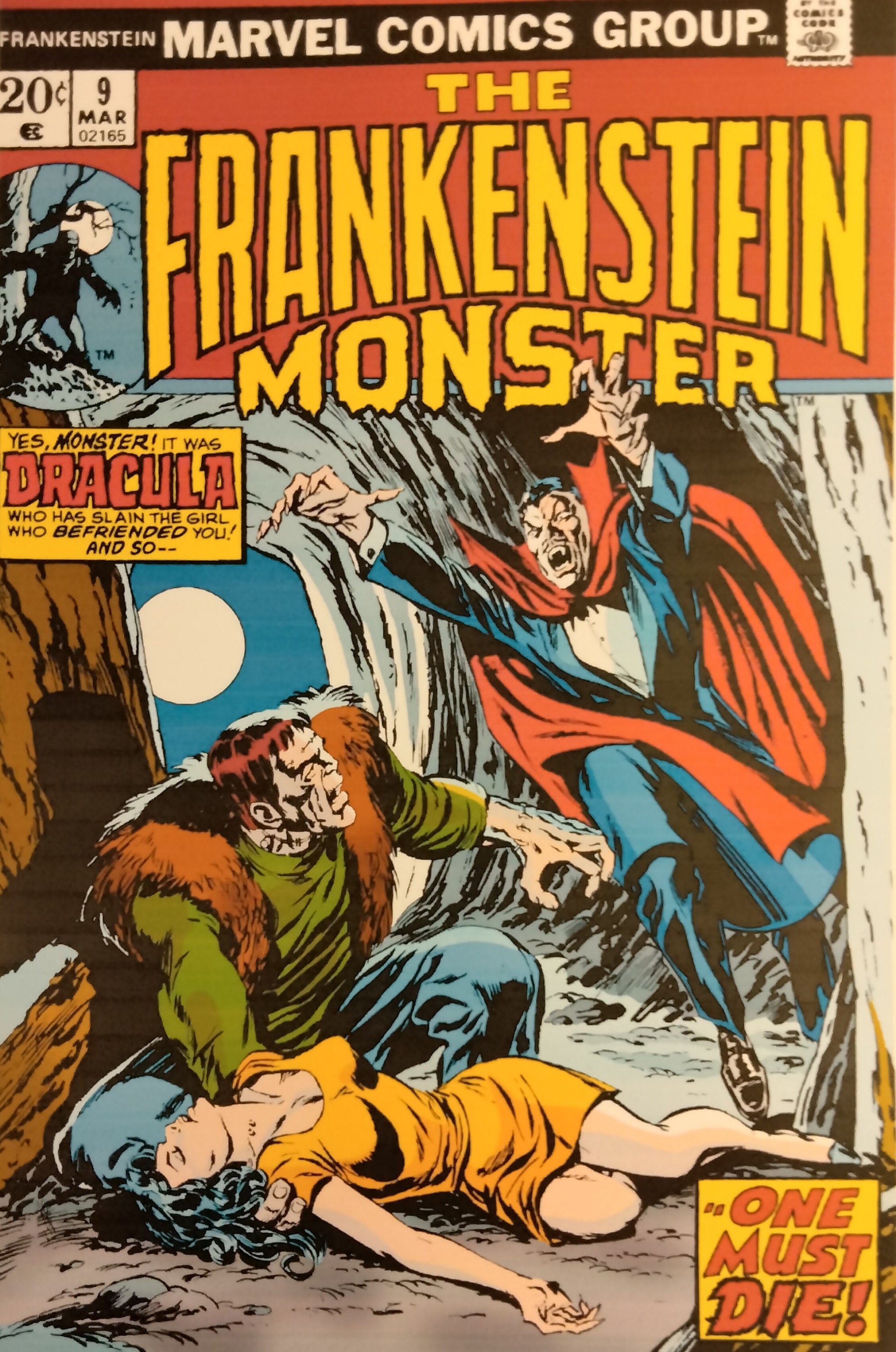 FRANKENSTEIN MONSTER #9 Comic Cover 11x17