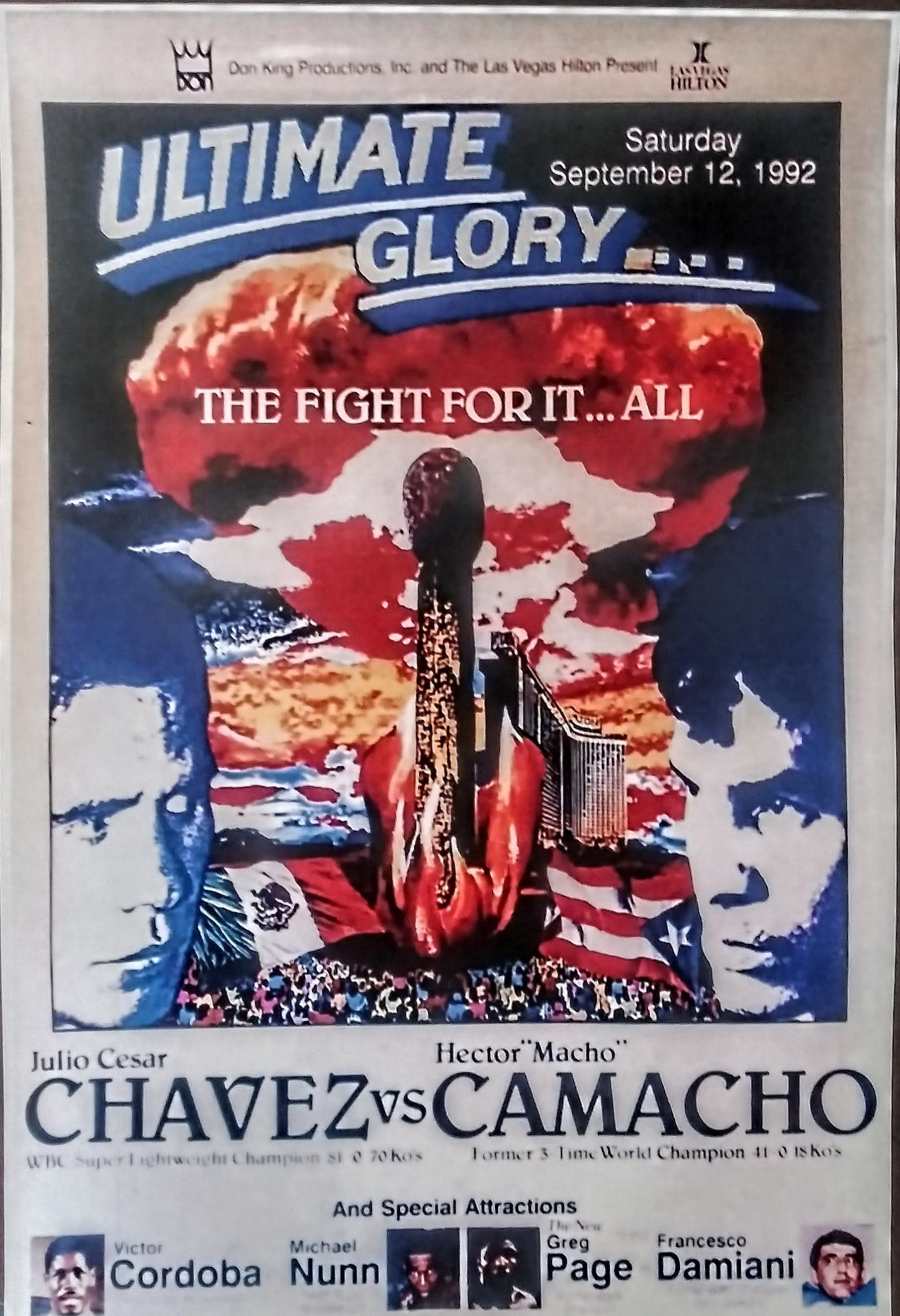 HECTOR CAMACHO Poster Fight Art Print Vintage Classic Boxing Canvas Sticker A
