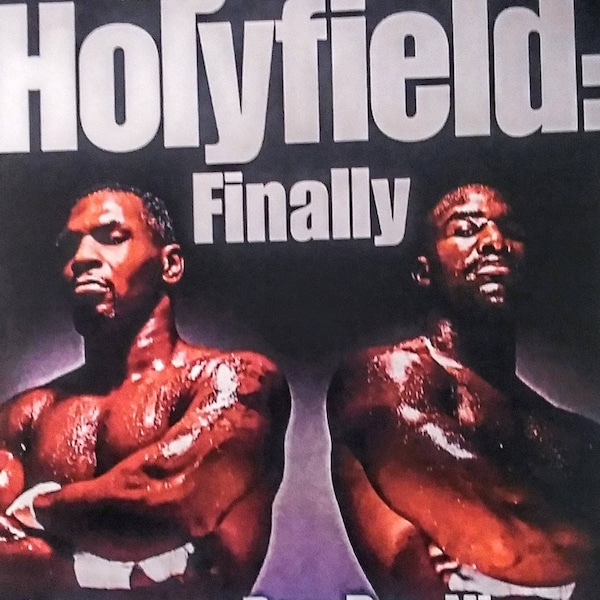 TYSON vs HOLYFIELD 1 fight poster