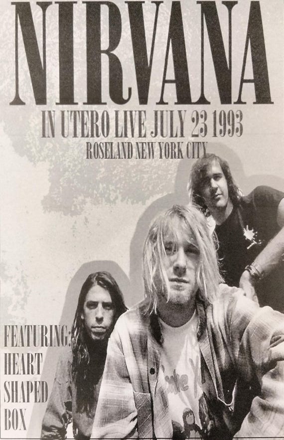 1993年NIRVANA◇IN UTEROプロモーション当時物非売品ポスターUS 186375134_o9.jpg?