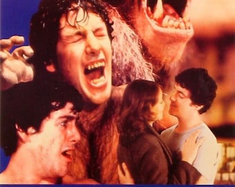 An AMERICAN WEREWOLF in LONDON laminated print