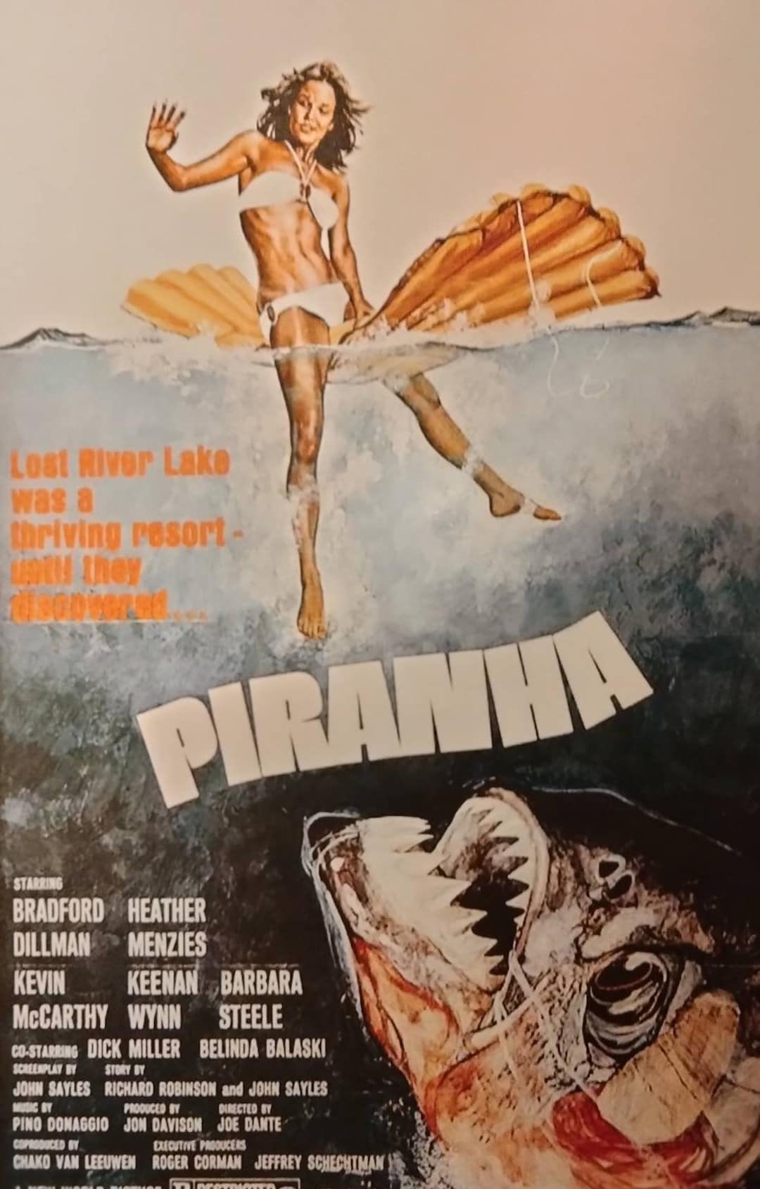 Piranha Movie Laminated Print Etsy 日本