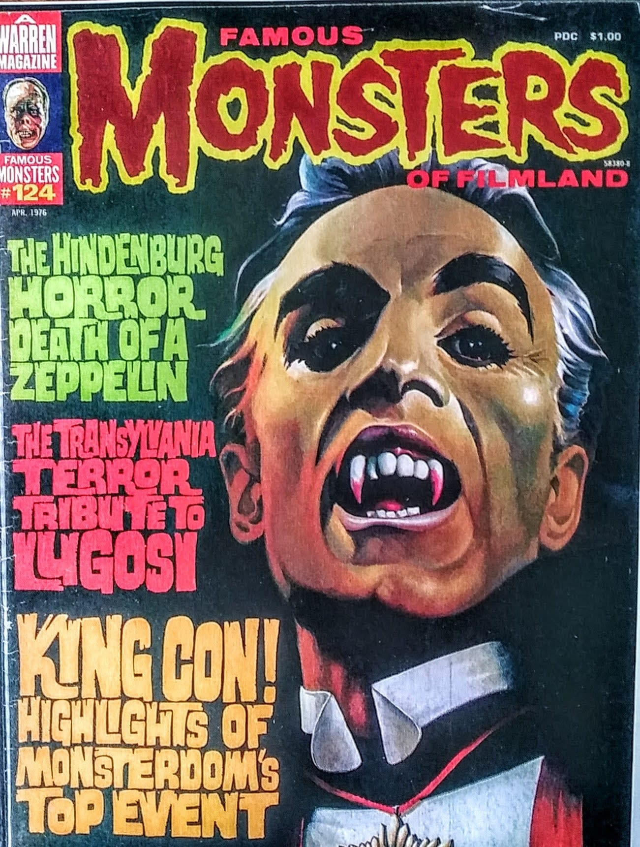 Famous Monsters #124 DRACULA Cover Poster - Etsy