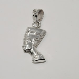 925 Double side Nefertiti - Sterling Silver pendant or gold plated