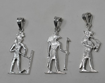 925 sterling silver, Amazing Ancient Egyptians Gods , Queens and kings . Handmade