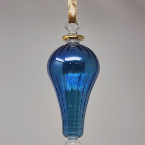 Egyptian Blown Glass Ornament Colored Clear and Clear With Golden ...