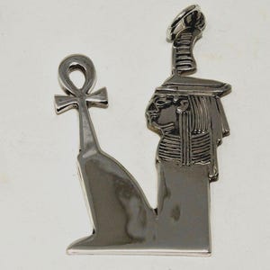 The miracle arrived (Maat)&quot; The symbol of the Pharaonic woman holding key of life pendant, 925 sterling silver or gold plated. don&#39;t miss it