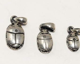 Pendentif Scarabée Doré Acier Inoxydable Breloque Scarabée 30 Mm