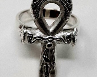 GuatealaDigital.co - Stainless Steel Ancient Egyptian Coptic Cross