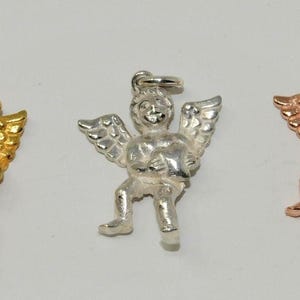 Unique Cupid pendant, symbol of love, 925 sterling silver Egyptian handmade or Gold plated by skilled craftsmen in our workshop