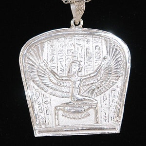 Goddess of Love Hieroglyphic Writing - 925 Sterling Silver Magnificent portrait you deserve with unique details don&#39;t miss it .2inch
