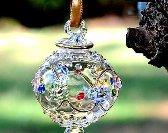 Lalique Christmas Ornament (noel Mistletoe 1989) - Etsy