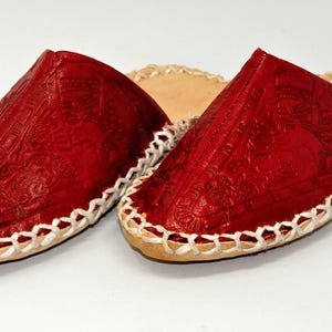 Sandales plates en cuir camel, chaussures plates faites main pour femme Fell détendent et réconfortent votre pied