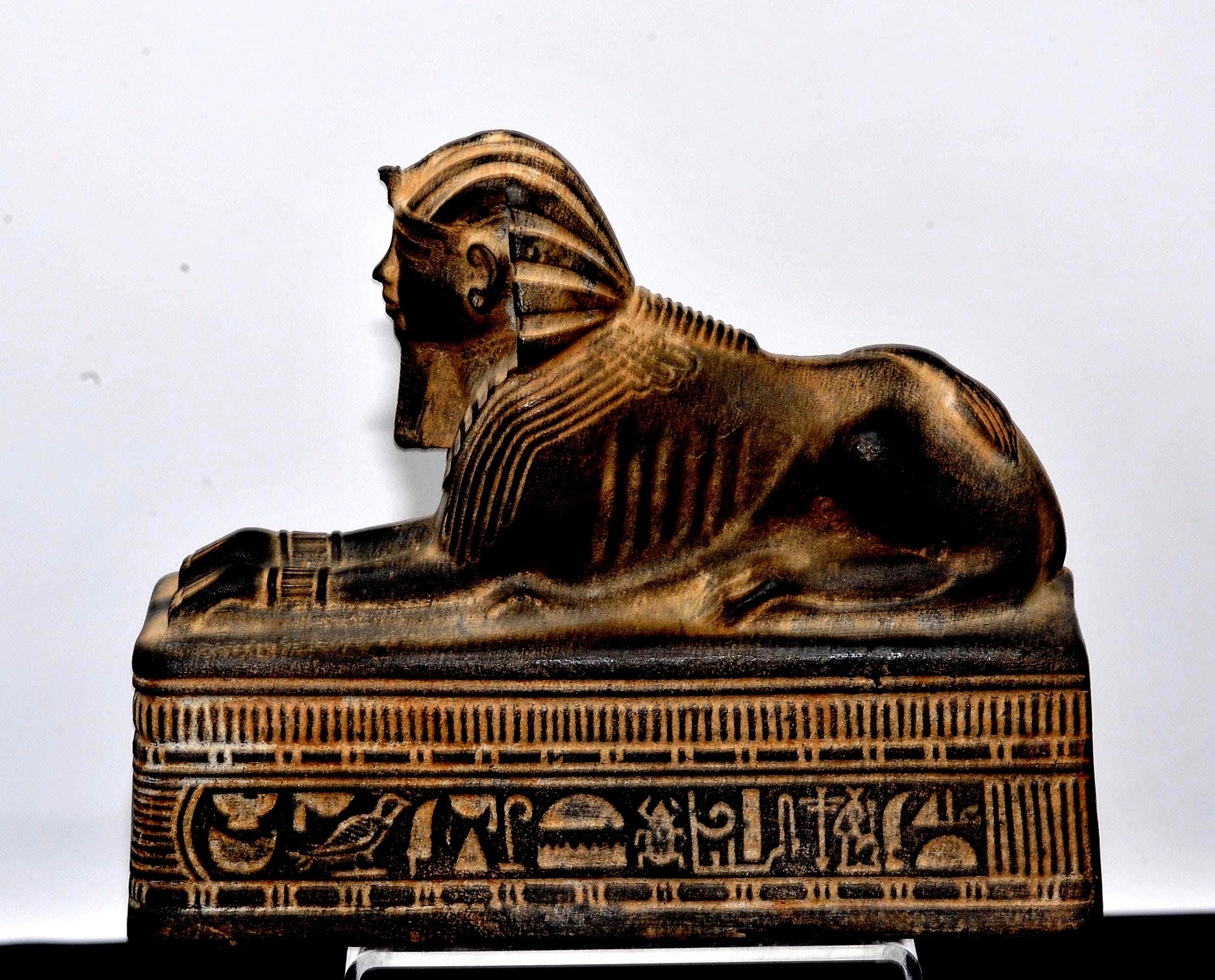 Egyptian Statue Sphinx - Made in Egypt by Craftsmen. One of