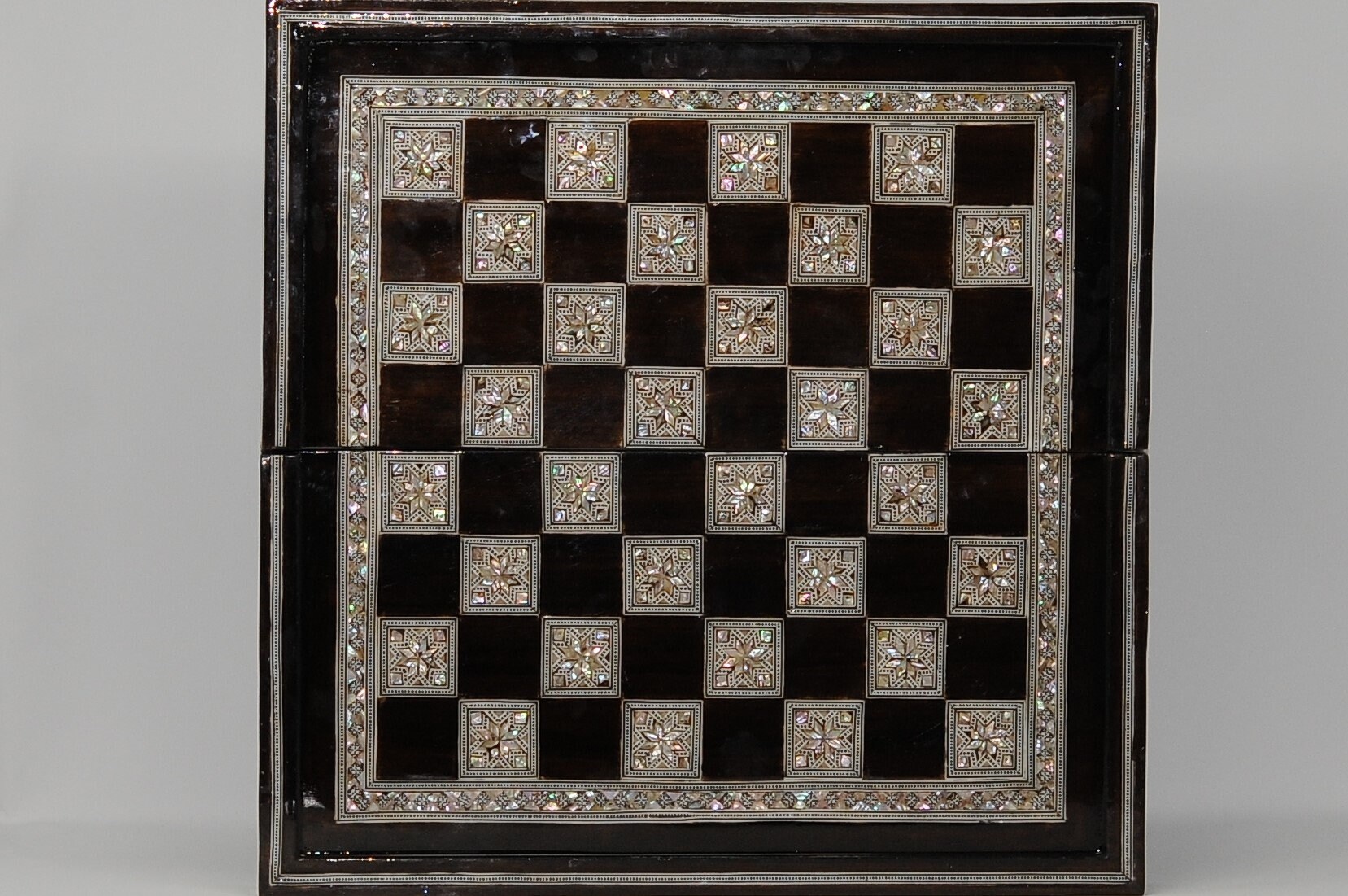 Egyptian Handmade Backgammon and Chess With Pieces - Beech Wood With ...