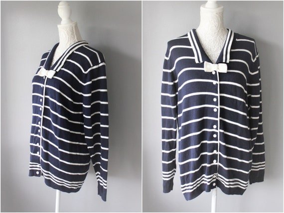 Laura ashley navy cardigan online