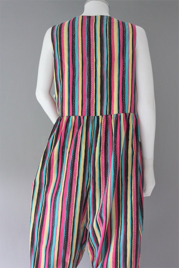 LAURA ASHLEY jumpsuit, abstract striped PLAYSUIT,… - image 8