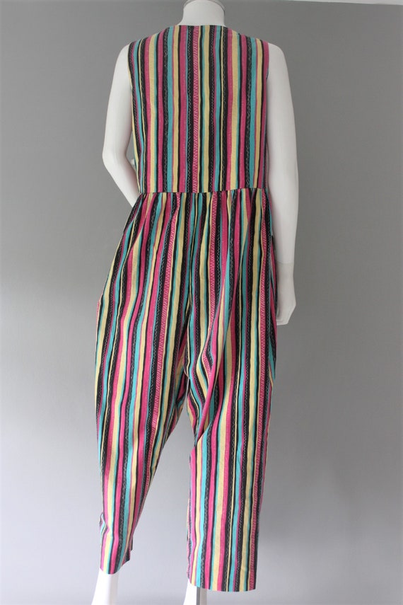 LAURA ASHLEY jumpsuit, abstract striped PLAYSUIT,… - image 9