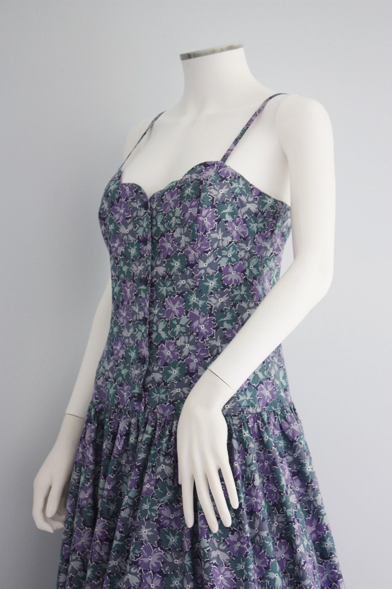 LAURA ASHLEY Floral Summer Dress Pretty STRAPPY Dress in - Etsy UK