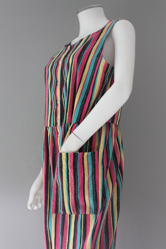 LAURA ASHLEY jumpsuit, abstract striped PLAYSUIT,… - image 7