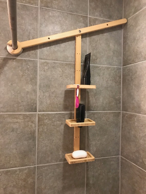 Bamboo Buddy Bathtub A unique minimalistic shower caddy Etsy