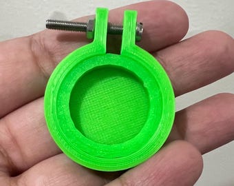 Tiny Plastic Embroidery Hoop: 1.3" Mini Keychain Hoop