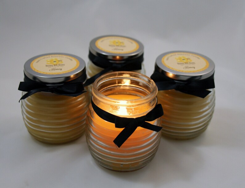 HoneyScented Beewax Candle Etsy