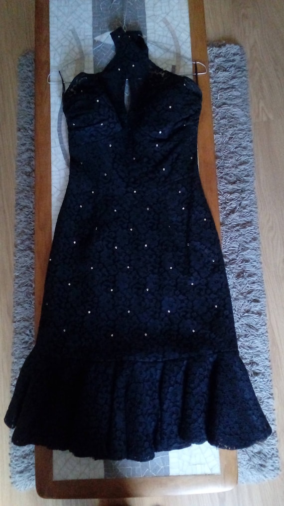 Lilli Diamond, Mermaid dress, black, rhinestone, … - image 5