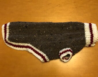 Hand Knit Dog Sweater