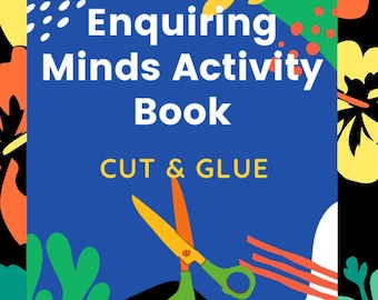 Activity Book - Color, Cut & Glue, DIY, Print