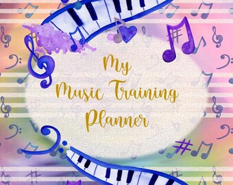 My Music Training Planner 2021, DIY Printable, Etsy