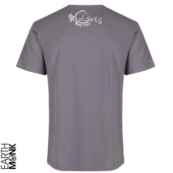 The Way Is Perfect As It Is, Spiritual T-shirt, Zen Tee, Buddhist Top, Organic Ethical Tee, Yoga Top, Spiritual Clothing, Calligraphy Tee
