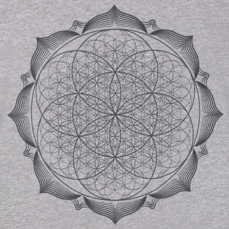 Цветок жизни тату эскиз