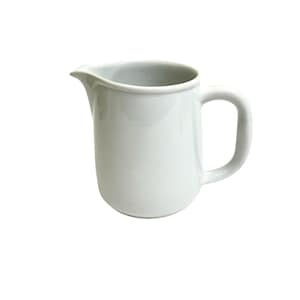 Vintage White Pitcher, Arabia Finland Milk Jug, Simple Scandinavian Ceramic Pitcher, Breakfast Table, Pitcher Collection, Gift for Her