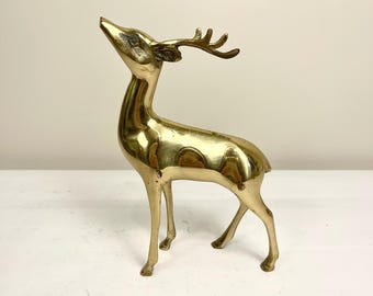 Vintage Brass Reindeer