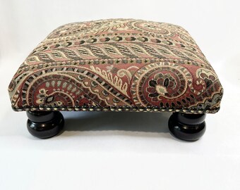 Vintage Footstool - Upholstered