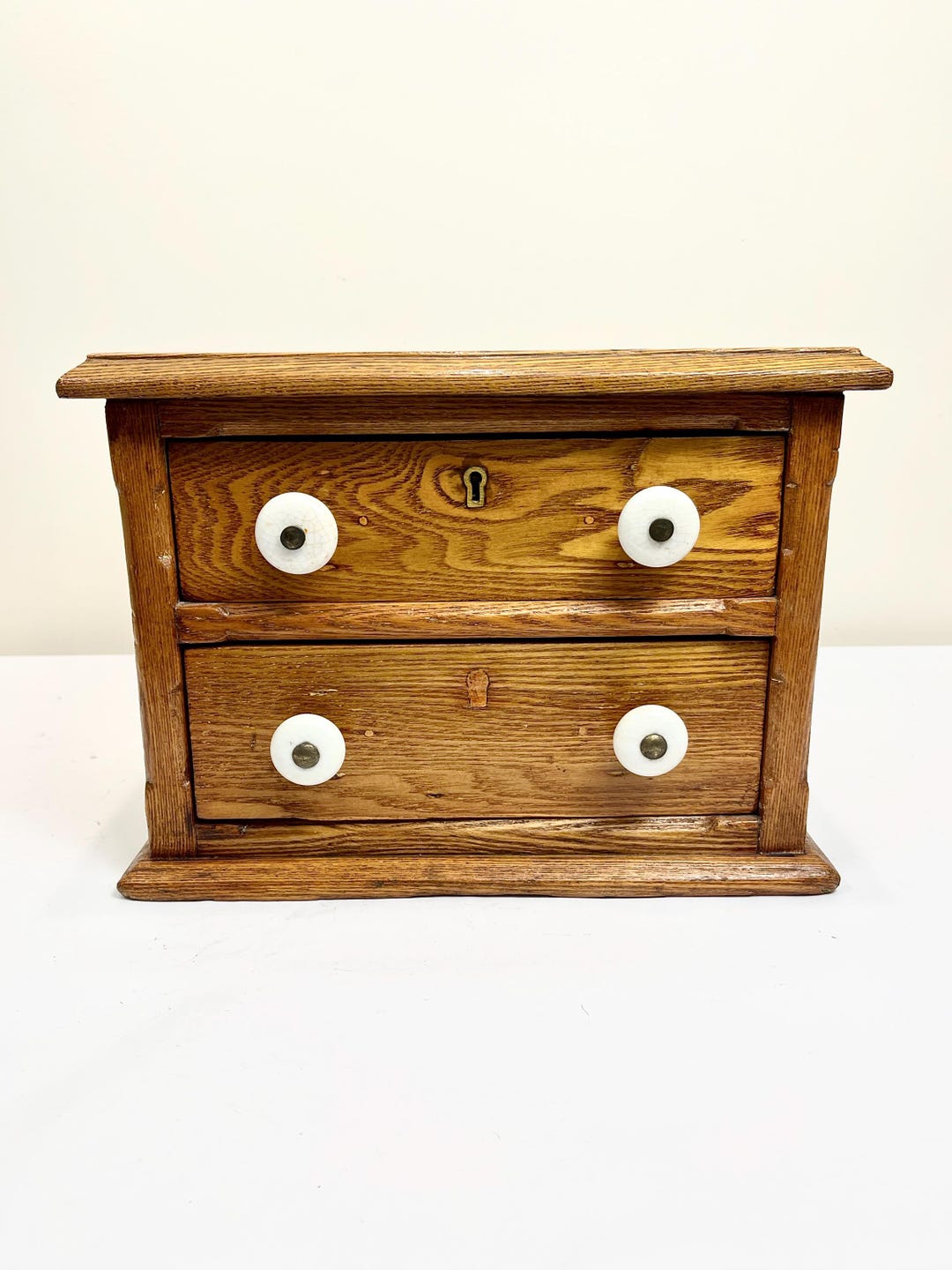 Antique Spool Cabinet: Tabletop Chest - Etsy
