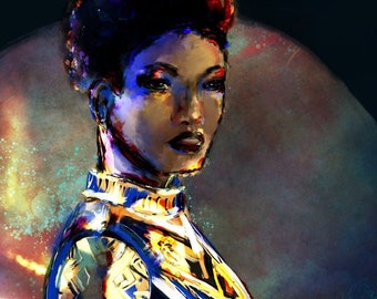 Michael Burnham - Art Print - 12x18in - 30.48x45.72cm