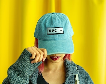 NPC Non-Player Character Denim RPG Hat