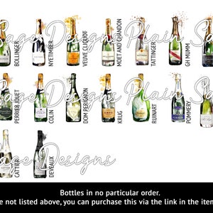 Gin, Whiskey & Champagne themed Table Numbers Wedding Centrepiece Table Names Seating Plan image 7